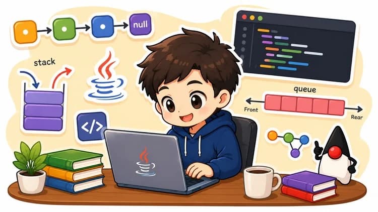 Java DSA: LEETCODE Exercises — Linked Lists, Stacks & Queues